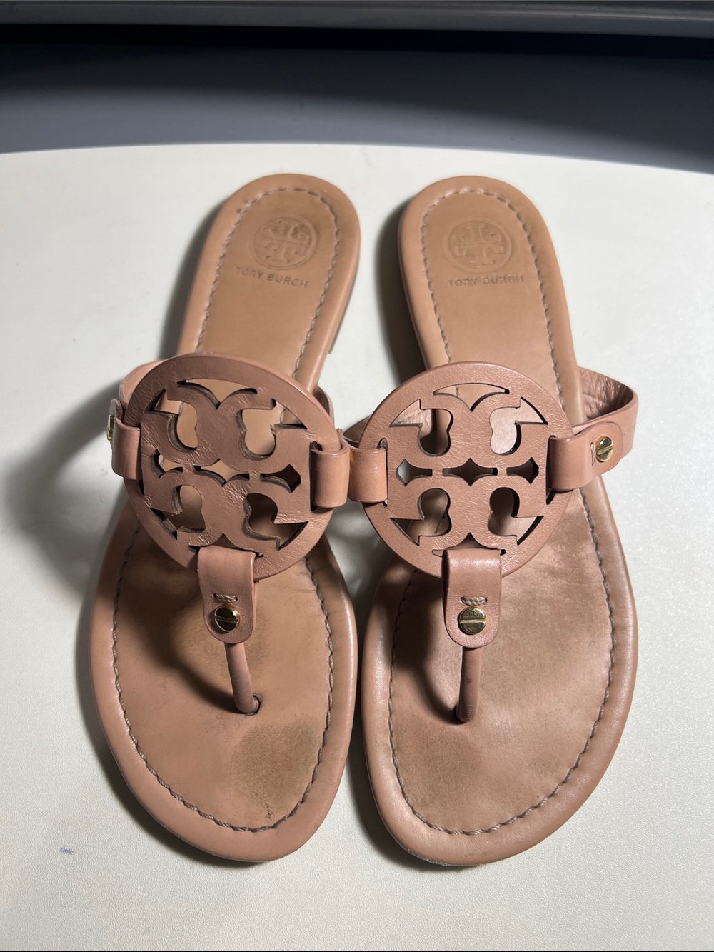 Tory Burch Nude Miller Sandals